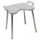 Tabouret de douche LifeSystem gris clair