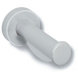 Porte papier toilette SERIE 801 cylindrique avec rosace gris clair