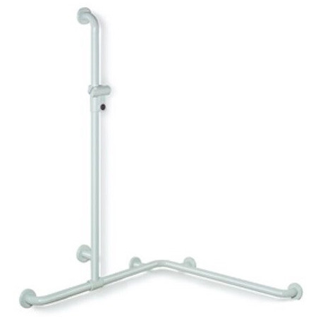 Main courante de douche Hewi SERIE 801 perpendiculaire 110cm wa je 762mm noir profond