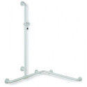 Main courante de douche Hewi SERIE 801 perpendiculaire 110cm wa je 762mm noir profond