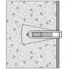 Matériel de fixation 801/805 Siège rabattable pour Béton cellulaire (P2)