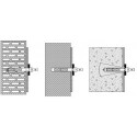 Matériel de fixation Hewi 801/805 support dorsal pour les blocs creux