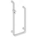 Main courante de douche Hewi SERIE 801 U-Form bleu acier