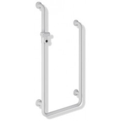 Main courante de douche Hewi SERIE 801 U-Form gris roche