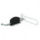Support arrière pour appui WC SERIE 801 gauche gris anthracite