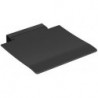 Siège rabattable 450 support mural blanc pulverb. Sitz gris anthrasite