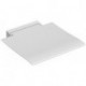 Siège rabattable 450 support mural blanc pulverb. Sitz blanc