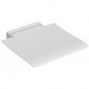 Siège rabattable 450 support mural blanc pulverb. Sitz blanc