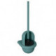 Ensemble de brosse de toilette Hewi SERIE 477 récipient en polyamide bleu aqua