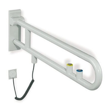 Rail support articulé version SERIE 801 bouton de chasse / fonction jaune 850mm ombre