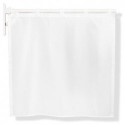 Rideau de douche SERIE 801 light Dekor uni blanc blanc