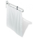 Rideau de douche SERIE 801 ombre/sable squares100 % T