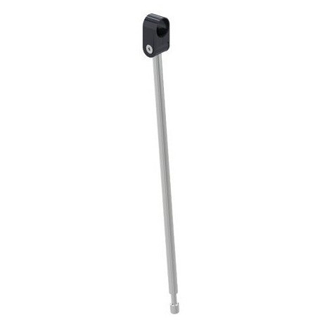 Support sol SERIE 801 pour barre d'appui WC. longueur 527mm sand