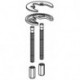 Matériel de fixation Hewi pour mitigeur de lavabo AQ 100