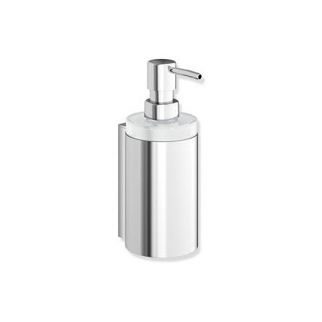 Distributeur de savon SYSTEM 900 avec support métal vc Verre en crystal satiné