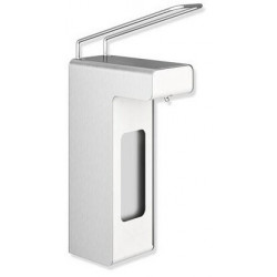 Distributeur de désinfectant et de savon, corps de base en acier inoxydable, fond mat 1000 ml HEWI