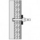 Matériel de fixation Hewi 801/085 support dorsal 1 s construction légère avec intégr. Acier