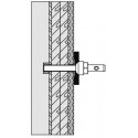 Matériel de fixation Hewi 801/085 support dorsal 1 s construction légère avec intégr. Acier