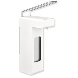 Distributeur de désinfection et de savon Hewi Grundk. ES blanc enduit de poudre 1000 ml