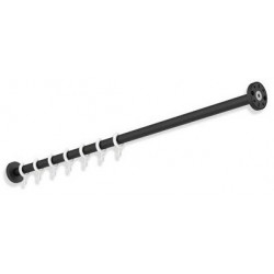 Tringle à rideau 1000mm. inox noir mat profond