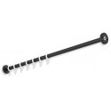 Tringle à rideau 1000mm. inox noir mat profond