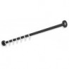 Tringle à rideau 1000mm. inox noir mat profond