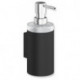 Distributeur de savon SYSTEM 900 support noir mat profond - Verre en crystal