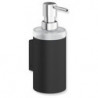 Distributeur de savon SYSTEM 900 support noir mat profond - Verre en crystal