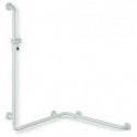 Main courante de receveur de douche Serie 801 AM1:1250 Br.H.Stg.W1:762. W2:962 bleu aqua