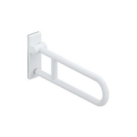 Barre d'appui pour toilette HEWI.rotatif L:900mm bleu acier