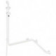 Main courante pour douche et baignoire avec barre de douche, longueur de tuyau 1600 mm, blanc pur HEWI