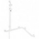 Main courante reglable, longueur de tuyau 1100 mm, blanc pur HEWI