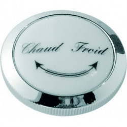 Bouchon décoratif RETRO Chaud / Froid pour mitigeurs monocommande en laiton fin IDEAL STANDARD