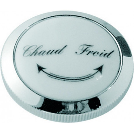 Bouchon décoratif RETRO Chaud / Froid pour mitigeurs monocommande en laiton fin IDEAL STANDARD