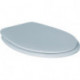 Abattant WC CONTOUR 21 avec barre charnière blanche IDEAL STANDARD