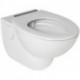 Anneau de siège WC CONTOUR 21 avec charnière à barre en acier inoxydable, blanc IDEAL STANDARD
