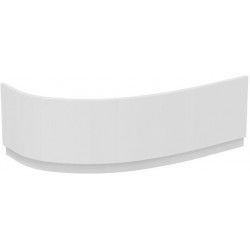 Tablier avant HOTLINE NEW 1600 mm asymétrique droit blanc IDEAL STANDARD