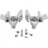 Jeu de charnières pour abattant WC Aero chrome IDEAL STANDARD