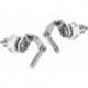 Jeu de charnières pour abattant WC TONCA chrome IDEAL STANDARD