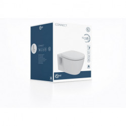 Pack combiné WC suspendu CONNECT 360 x 540 x 340 mm blanc IDEAL STANDARD