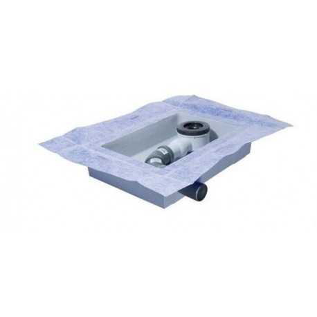 Boîte à déchets ULTRA FLAT S gros. DN 50. 460x320x100mm. droite