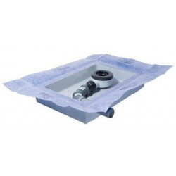Boîte à déchets ULTRA FLAT S plat. DN 40. 460x320x75mm. droite