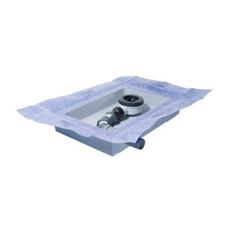 Boîte à déchets ULTRA FLAT S plat. DN 40. 460x320x75mm. droite