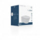 Pack combiné WC suspendu à fond creux CONNECT AIR, AQUABLADE 360x540mm blanc avec fermeture amortie IDEAL STANDARD