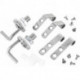 Kit transformation charnière pour abattant WC TIZIO chrome IDEAL STANDARD