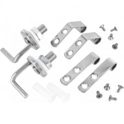 Kit transformation charnière pour abattant WC TIZIO chrome IDEAL STANDARD