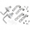 Kit transformation charnière pour abattant WC TIZIO chrome IDEAL STANDARD