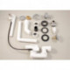 Ensemble de vidage / trop-plein IDS pour baignoire normale Multiplex Trio chrome