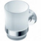 Mug à dents IOM en verre chromé satiné IDEAL STANDARD