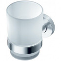 Mug à dents IOM en verre chromé satiné IDEAL STANDARD